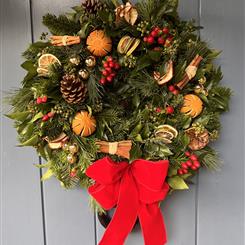 CITRUS CHRISTMAS WREATH