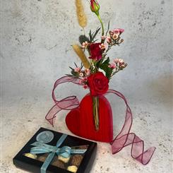 Love Heart With TChocolates