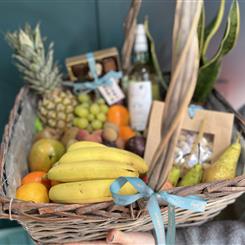 Fruit And White Wine Hamper
