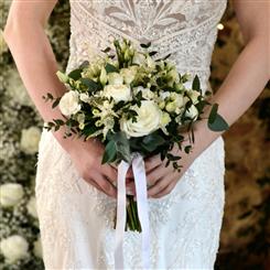 Bridesmaid Bouquet Classic White